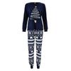 Christmas Prints Family Matching Long Sleeve Tops+Pants Set Family Matching Sets
