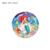Mermaid Cartoon Animation Themed Disposable Birthday Party Gathering Anniversary Tableware Party Decoration Supplies Gift Set