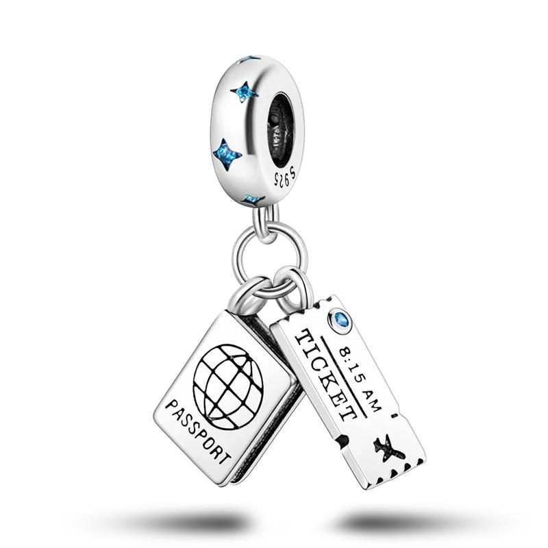 Браслеты Charm Fit Original Медь Милое Животное Сова Кошки Морская Черепаха Бусины Женский Кулон Бусины Изготовление Украшений