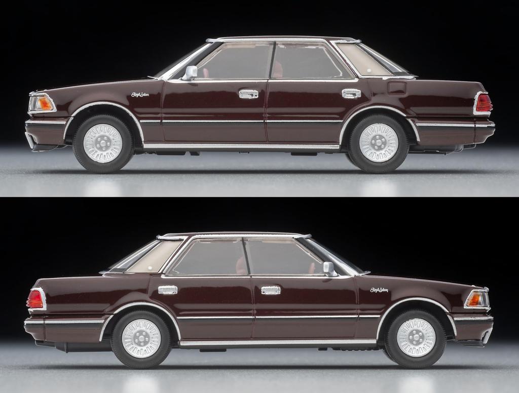 TOMYTEC Tomica Limited Vintage Neo LV-N175c Toyota Crown Hardtop Supercharged Royal Saloon (Вино) Модель 1985 года, Полная модель, 332718