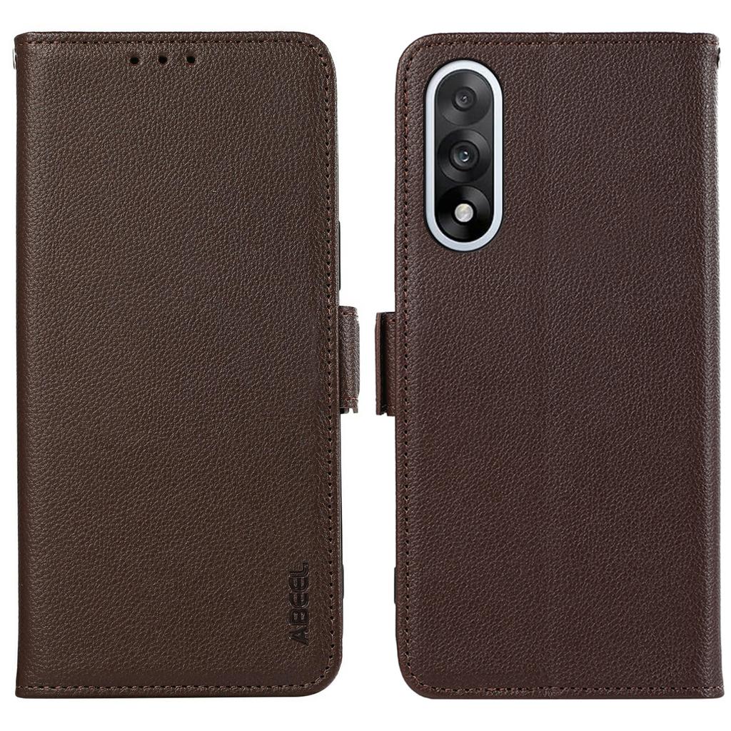 For OnePlus Nord 5 5G Case Litchi Texture Leather RFID Blocking Phone Cover