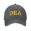 Логотип DEA Федеральное агентство США по пресечению незаконного оборота наркотиков Бейсболки Винтажные Потертые Стиранные Snapback Кепка Унисекс Женская Регулируемая Посадка Кепки