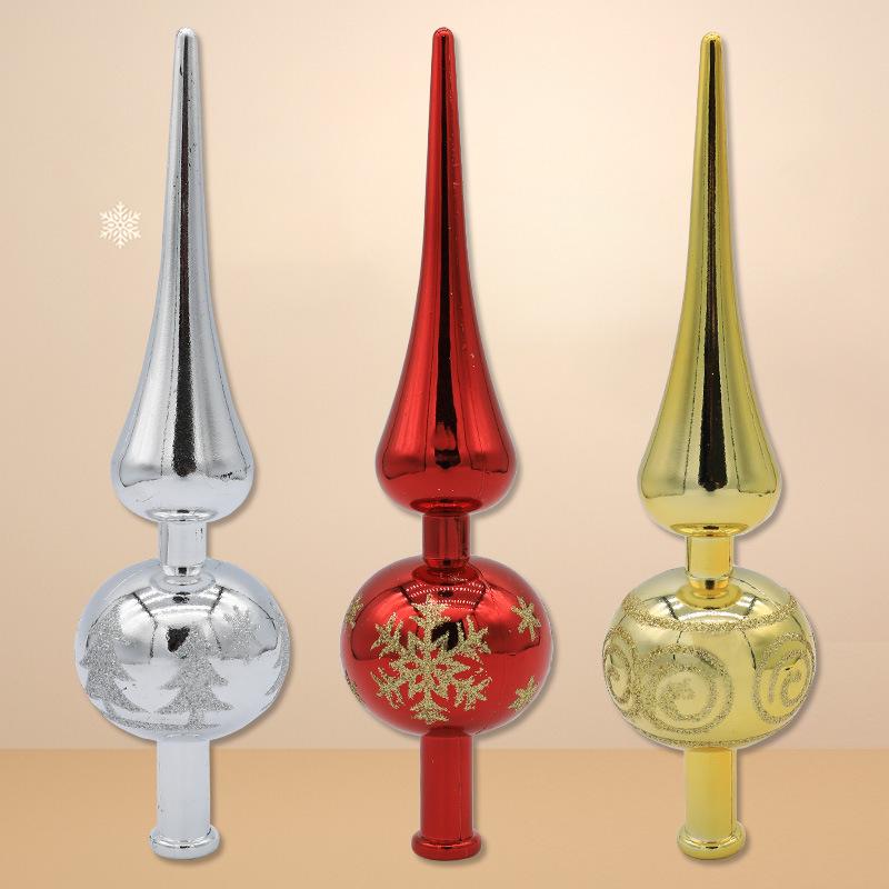 Гальванизированный тыквенный наконечник для рождественской елки