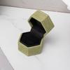 Patterned Ring Box European Earrings Organizer Ring Holder Case Luxurious Hexagon Jewelry Box For Dressing Table Gift For Women