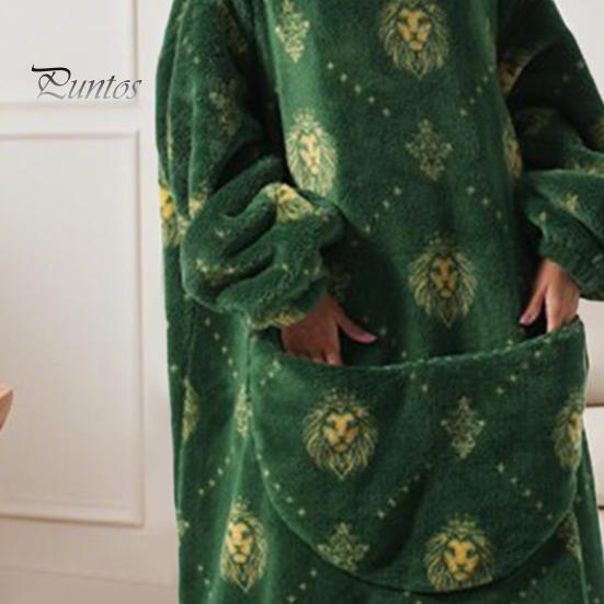 Очень длинная толстовка-одеяло для женщин и мужчин, большое мультяшное одеяло с капюшоном, теплое фланелевое одеяло с рукавами и гигантским карманом