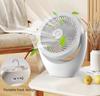 30W USB Charging Desktop and Hanging Fan Light for Personal Use and Outdoor Activities