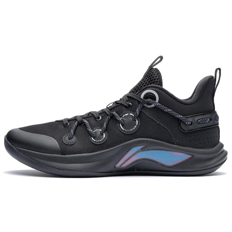Li Ning Speed Team Текстиль, Синтетическая кожа Амортизация Скользкая Устойчивая к истиранию Дышащая Упругая Низкая ABPR045-2