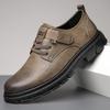 Men's Autumn Soft Sole Leather Shoes: Korean Style Casual British Workwear