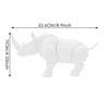 Blank Rhinoceros Children's Toys Simple Modern Creative Home Decoration Indoor Room Model Ornaments