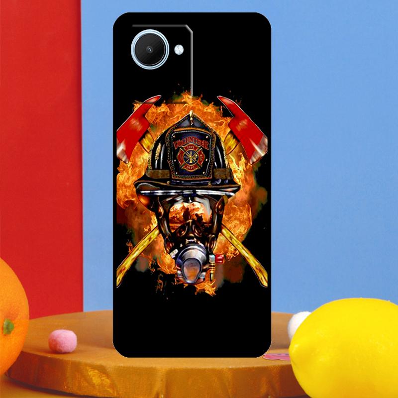 Firefighter Heroes Fireman For Realme GT7 Pro GT6 10 11 12 13 14 15 Pro Plus C55 C67 C63 C61 C53 C35 C65 C75 C71 Case