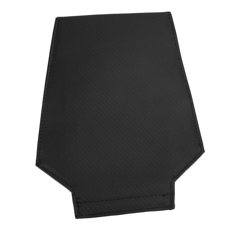 Car Seat Headrest Cover Pillowcase Head Support Neck Rest Cushion Protector Black Carbon Fiber Style