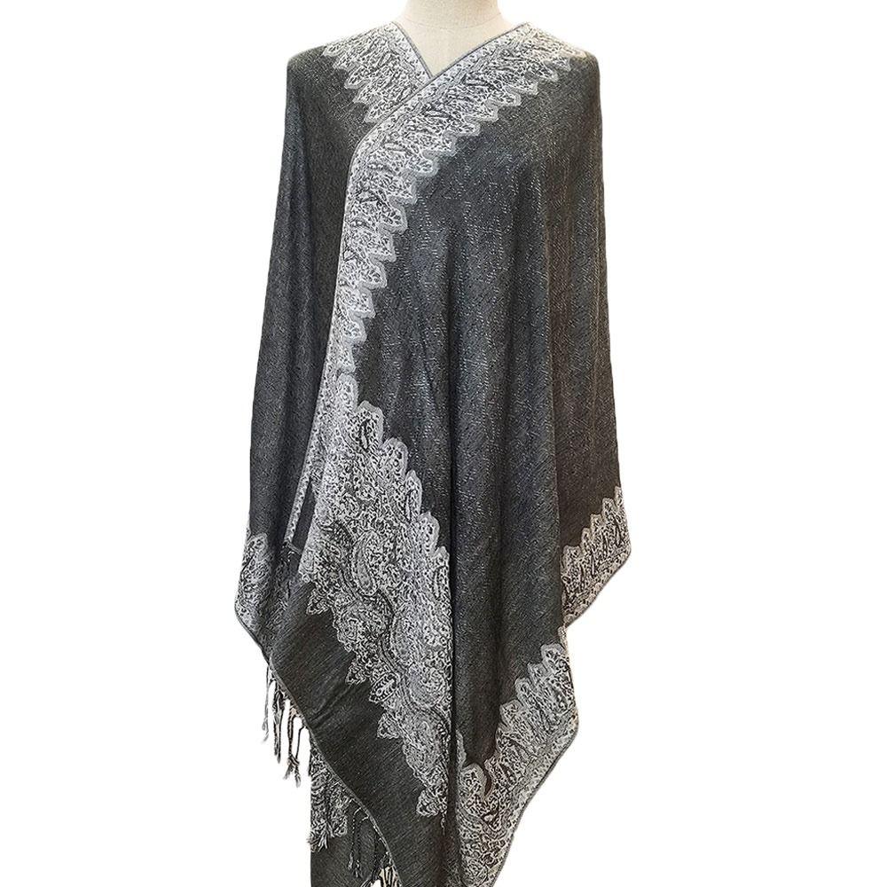 Универсальная шаль с кисточками, модная пашмина