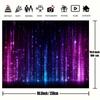 2D planar banner, 1 piece of a dazzling purple and blue stage-themed background, party banner, home decoration