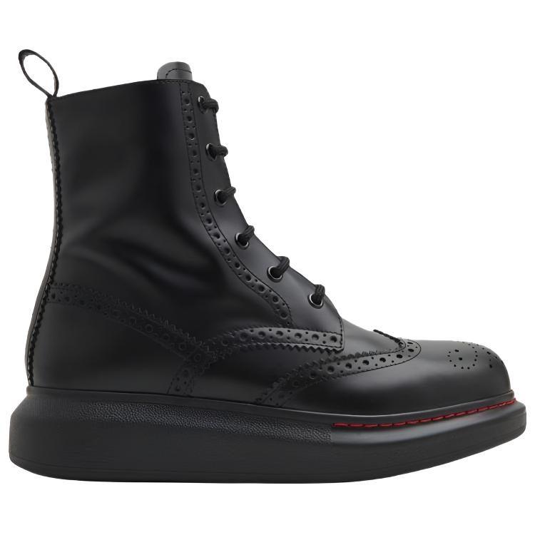 Alexander Mcqueen Гибридные ботинки на шнуровке Черные Женские 586402WHX511000