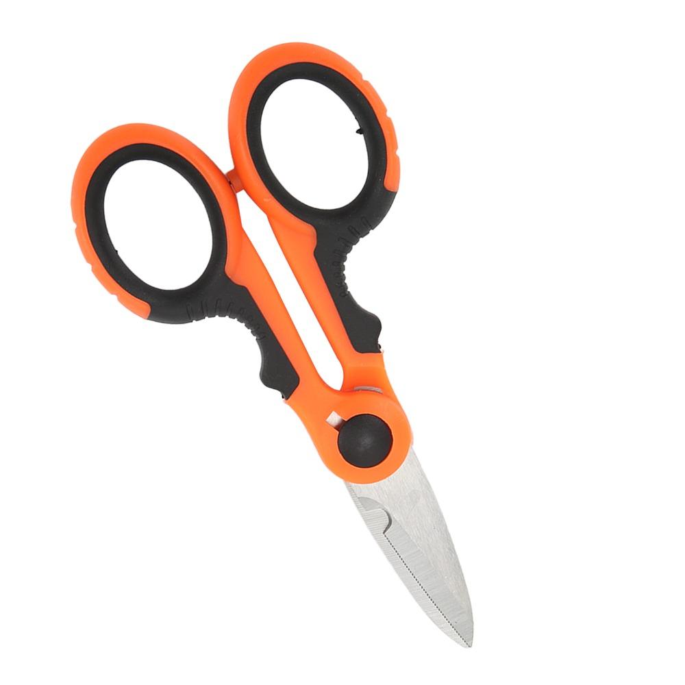 Stainless Steel Fishing Line Scissors Serrated Edge Fishing Scissors Iron Wires Cutting