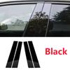 Для VW Volkswagen Golf 5 Аксессуары 2003-2009 2007 4 шт. Черные Накладки на стойки кузова B C Наклейки Аксессуары