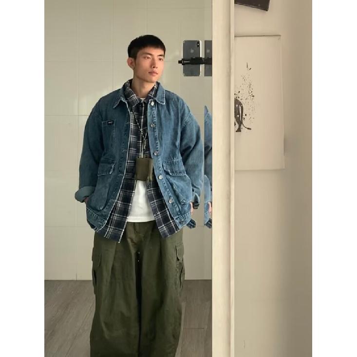 Рубашка с длинным рукавом с буквенным принтом 2024 года в японском стиле в стиле Гонконга, свободная рубашка для мальчиков, летнее модное универсальное повседневное пальто