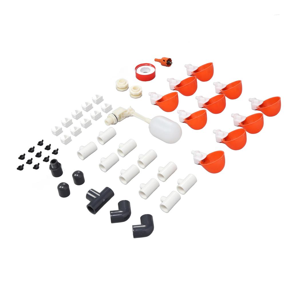 Трубопроводный автоматический поилка для кур, поилка для птиц, дозатор воды, комплект для кормления кур и уток