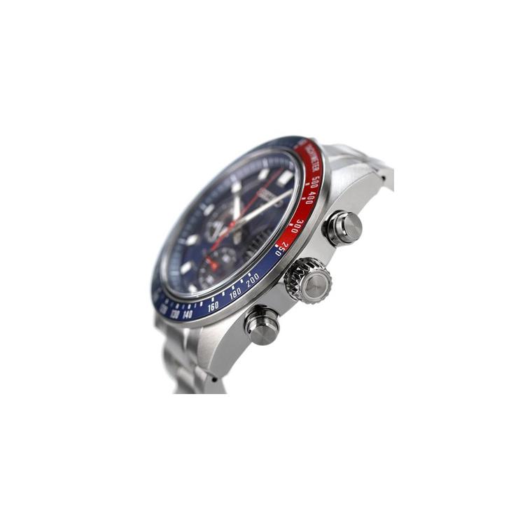 Seiko Мужские часы 41,4 мм SBDL097 с солнечным кварцевым механизмом, водонепроницаемостью 100 м и стальным ремешком