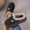 Women Slippers 2024 New Winter Flat Shoes for Women Plush Winter Warm Thick Fashion Slippers Slides Women Zapatos De Mujer