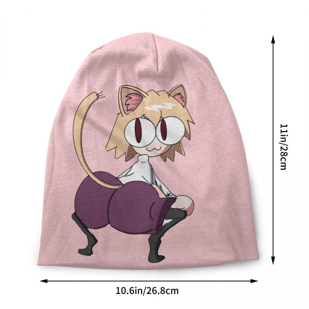 Аниме кошка девушка Neco Arc капот шляпа вязаные шапки унисекс женские крутые унисекс взрослые теплые зимние шапки Skullies шапка