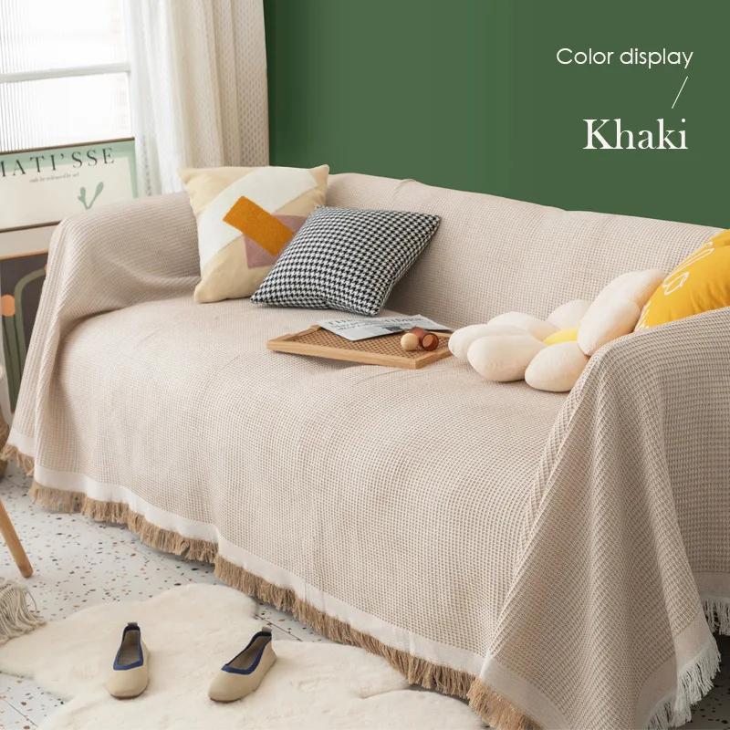 Чехол для дивана в богемном стиле для сдаваемой в аренду недвижимости Four Seasons, ткань с волнистым узором