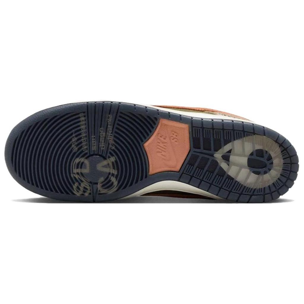 Arts-Rec x Nike Dunk Low SB Для отдыха Унисекс Кроссовки Разноцветные Хаки Янтарно-коричневые IH3211-200