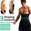 Waist Trainer Trimmer for Men Tummy Control Shapewear Neoprene Sweat Belt Slimming Body Shaper Sport Workout Corsets