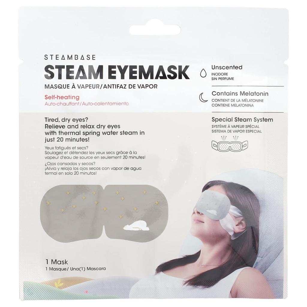 STEAMBASE Steam Eye Mask, Unscented, 1 Mask