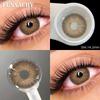 FUNSACHY 1 пара контактных линз натурального цвета для глаз, коричневые линзы для зрачков, косметические зеленые контактные линзы, линзы нового цвета