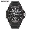 Sanda Men's Multifunctional Waterproof Luminous Military-Style Outdoor Sports Electronic Watch