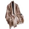 Fashionable And Elegant Scarf Women'S Winter High-End Flower Imitation Cashmere Double-Sided Thickened Long Scarf Large Shawl