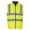 Unisex Adult Reversible Fleece Hi-Vis Body Warmer