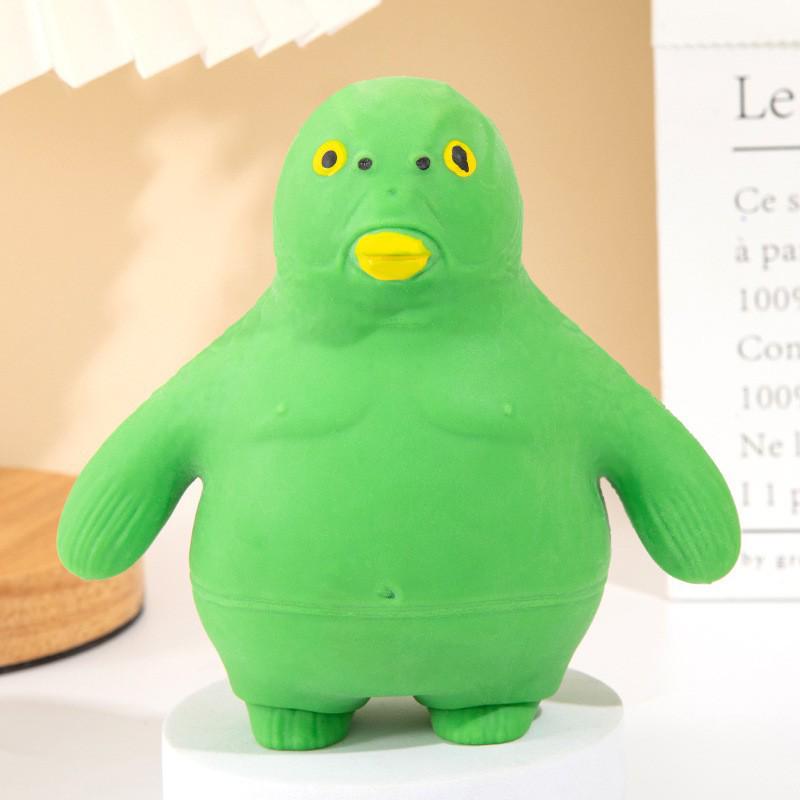 Вирусная игрушка-антистресс в виде гориллы из TikTok: Медленное восстановление и приятное сжатие