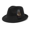 Woolen Women'S Hat British Retro Top Hat Women'S Trendy Fashion Warm Jazz Hat