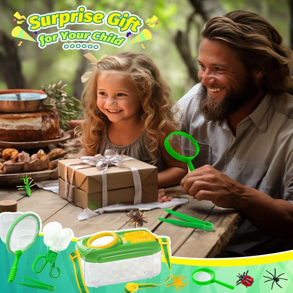 A Set Practical Insect Observation Box Interesting Bug Collector Toy Insect Research