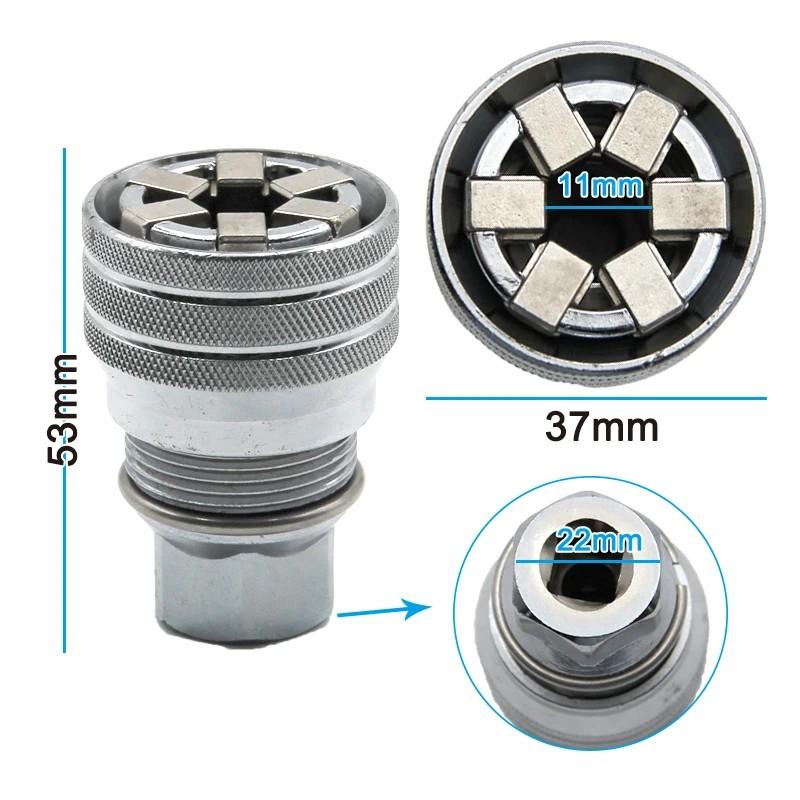 Adjustable magic socket multifunctional hexagonal socket ratchet wrench hand drill screw tightening tool accessory set