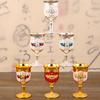 Useful Anti-broken Utensils Exquisite Workmanship Vintage European Style Spirit Whiskey Drinking Goblet Home Supplies Wine Glass