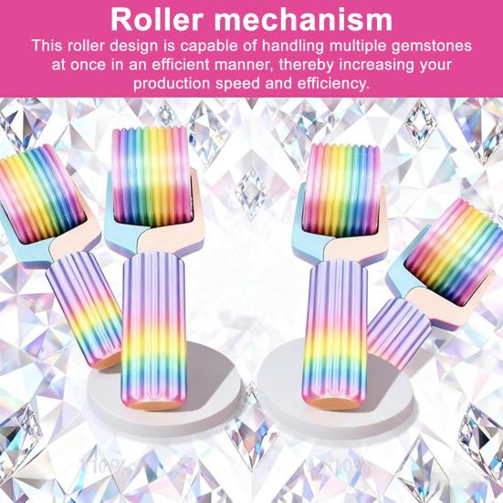 Ролик для алмазной мозаики, 3D-печатный пресс-ролик, инструмент для DIY-проектов по алмазной мозаике, ролик для рукоделия с вышивкой стразами для быстрой и аккуратной выкладки алмазов
