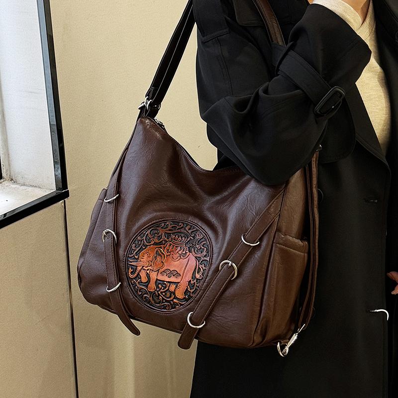 Сумка женская ретро сумка подмышкой рюкзак многофункциональная сумка через плечо сумка трехцелевого назначения