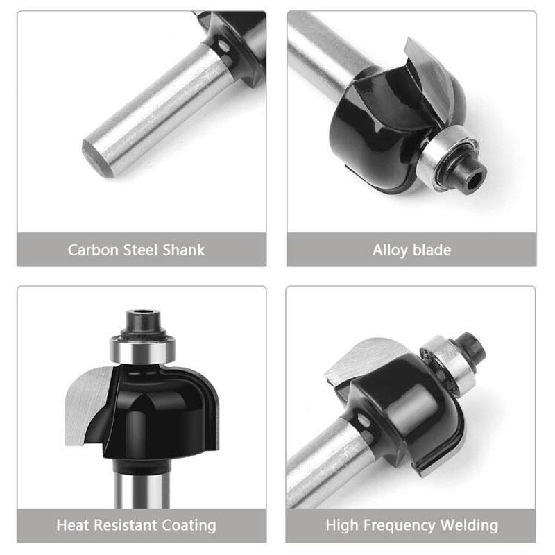 15 шт., набор фрез с хвостовиком 8 мм, прямая фреза для резки дерева, карбид вольфрама, резка, деревообработка