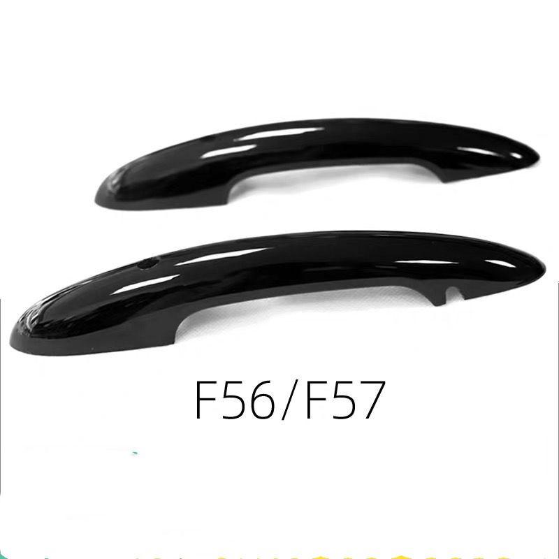 2Pcs Car Door Handle Cover Trim For BMW For Mini For Cooper S F56 F57 Gloss Auto Exterior Part Cover