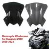 1Pcs Plastic Motorcycle Windshield Windscreen Covers Fit Kawasaki Z900 2020-2023 Motorbikes Front Wind Deflector Parts