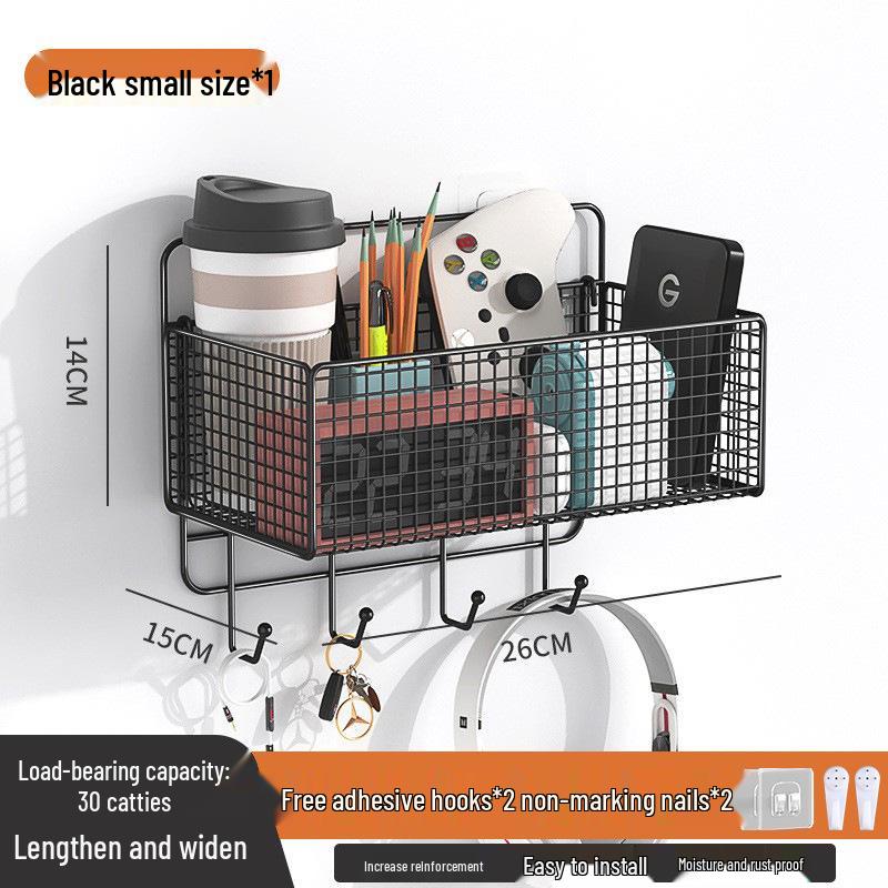 Бесследная настенная полка для хранения для спальни, ванной комнаты и кухни – Легко устанавливаемые подвесные полки