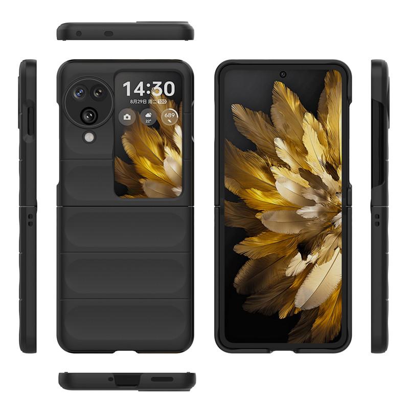 Чехол-книжка для OPPO Find N3 Flip Чехол для OPPO Find N2 N3 Flip 5G Роскошный Матовый ПК Ударопрочный Защитный Жесткий Задний Чехол для OPPO Find N3 Flip