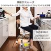 YAMAZEN Cybercom Маленький барный стул, Стул, Черный, CB-388 (БК/ДБР)