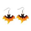Heart Halloween Earrings Spider Pumpkin Dangle Earrings Trendy Cute Ghost Ear Studs  Unisex