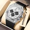 Мужские часы премиум-класса, многофункциональный шестистрелочный календарь, большой циферблат, деловые, модные