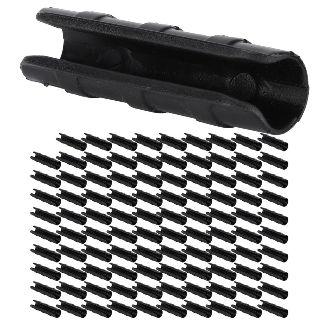 100 шт. Зажим для труб каркаса теплицы, зажим для крепления садовой пленки, сетки для затенения от солнца, соединитель