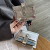 New Fashion Silver Genuine Leather Card Storage Bag Multi-card Slot Ultra-thin Card Holder ID Bag Mini Cute Wallet for Women